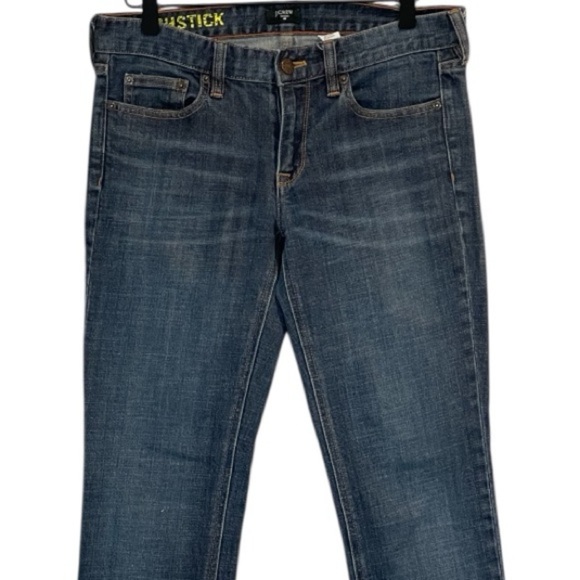 J. Crew Matchstick Straight Leg, Full Length Classic Women's Blue Jeans, Sz. 28R - Picture 11 of 12
